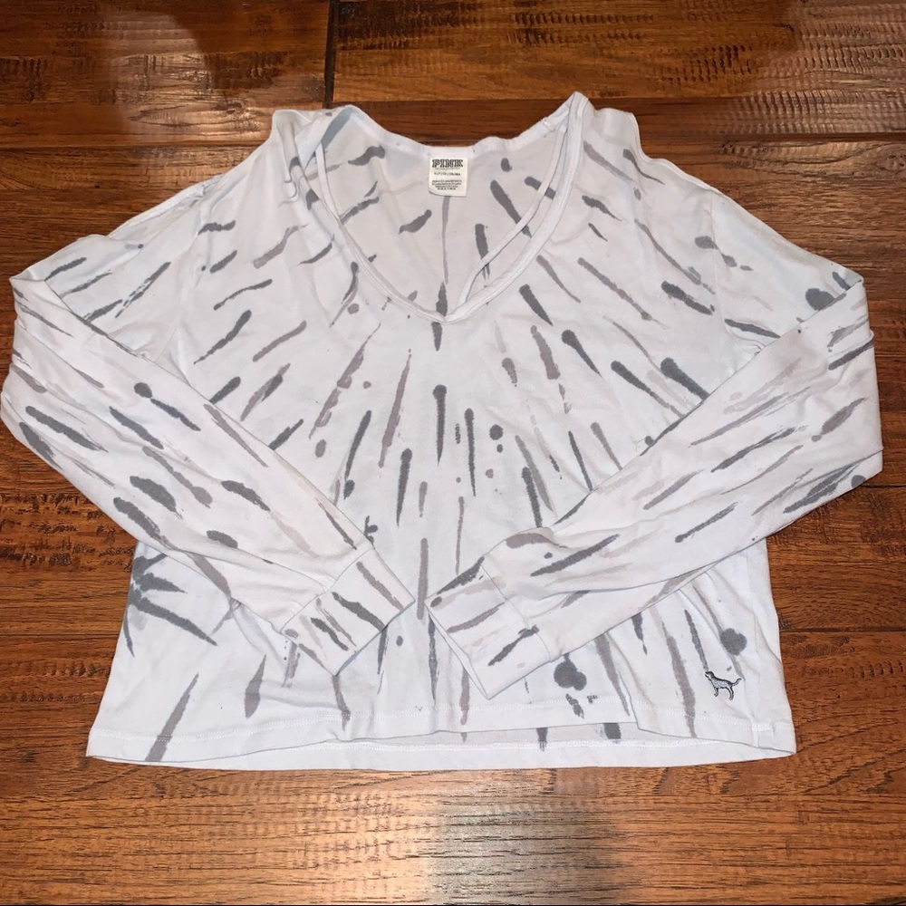 PINK no-shoulder top